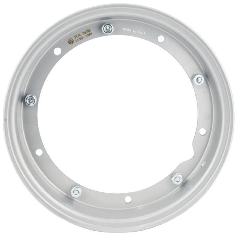 F.A. ITALIA Vespa Split Rim Grey (2.10x10) PX, T5, LML, RALLY, GT, GTR, PK50-PK, V50, 50N, Special, PV, ET3